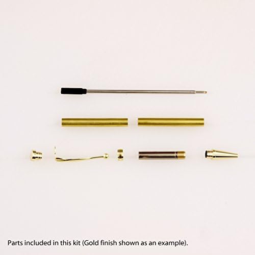 Woodturning Legacy, ชุดปากกาแฟนซี - ความหลากหลายของทองและเงิน, 10 แพ็ค