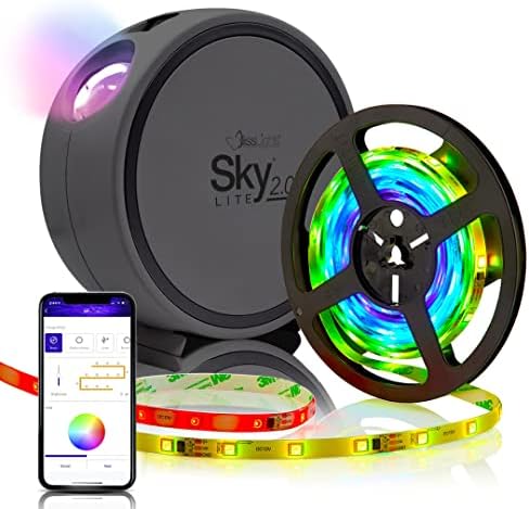 Blisslights Sky Lite 2.0 Star Projector และ Blissglow Strip Light Bundle - Smart App Control