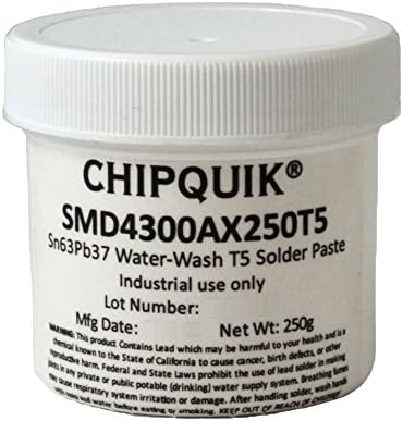 Chip Quik SMD4300AX250T5 บัดกรีวางในขวด 250G 63SN/PB37 ไม่มีน้ำสะอาดล้างได้