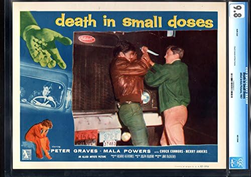 โปสเตอร์ภาพยนตร์: Death In Small Doses-Lobby Card-1957-Chuck Connor 9.8-Perfect Condi 9.8
