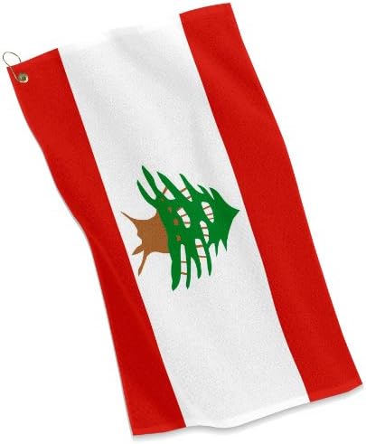 กอล์ฟ/กีฬาผ้าขนหนู-ธงของเลบานอน-เลบานอน