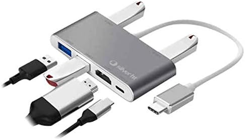 Silver Electronics S0429911 USB Hub, Logan 6-in-1