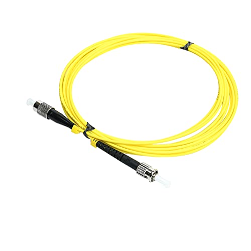 Opzonik 1M FC ถึง St Fiber Optic Patch Cable Single Mode Simplex Optical Patch Cord 9/125µm สายไฟเบอร์ออปติกสายเคเบิล