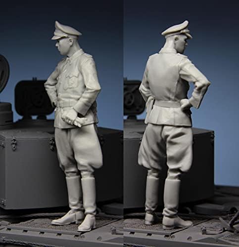 Goodmoel 1/35 WWII GERMAN TANK TANK เจ้าหน้าที่ Resin Soldier Model Model/Unassembled และ Unpainted Miniature