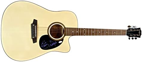Jimmy Wayne Autograph Hand เซ็นชื่อ Dreadnaught Acoustic Electric Guitar Country Music JSA Authentic SS17038