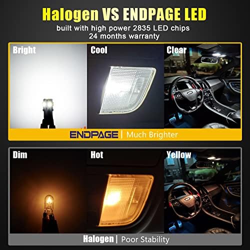Endpage 12-Pieces Outback Interior LED LIGHT สำหรับ Subaru Outback 2010 2012 2012 2013 2014 2015 2017 2018