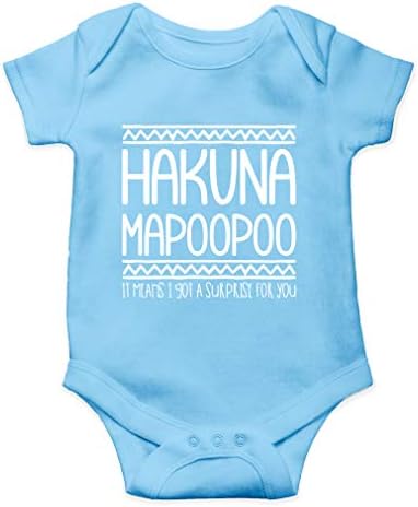 Aw Fashions Hakuna Mapoopoo - การล้อเลียนภาพยนตร์และการแปลตลก - บอดี้สูททารกชิ้นเดียวน่ารัก