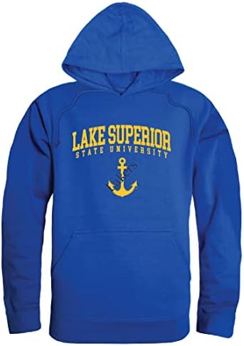W Republic Lake Superior State University Lakers Seal Fleece Hoodie Sweatshirts