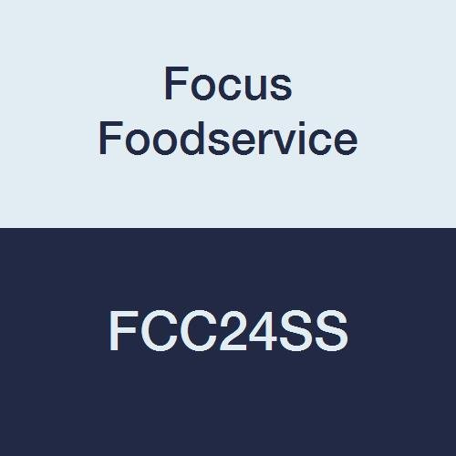 โฟกัส FOORSERVICE FCC24SS ช่องสัญญาณสำหรับล้อที่แข็ง พอดีกับชั้นวาง 24 สแตนเลส