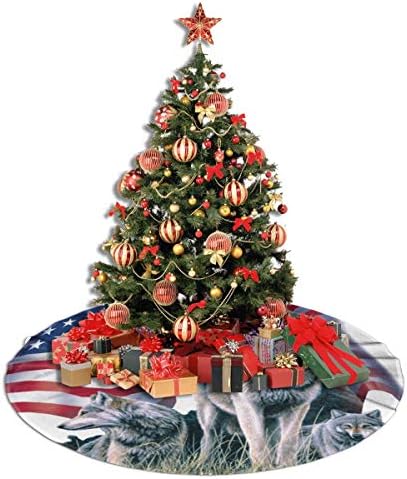 กลุ่ม LVESHOP WOLF กับ Flag ต้นคริสต์มาสกระโปรงหรูหรารอบความหรูหราในร่มกลางแจ้งพรมกลางแจ้งแบบเรียบง่ายของ Tree